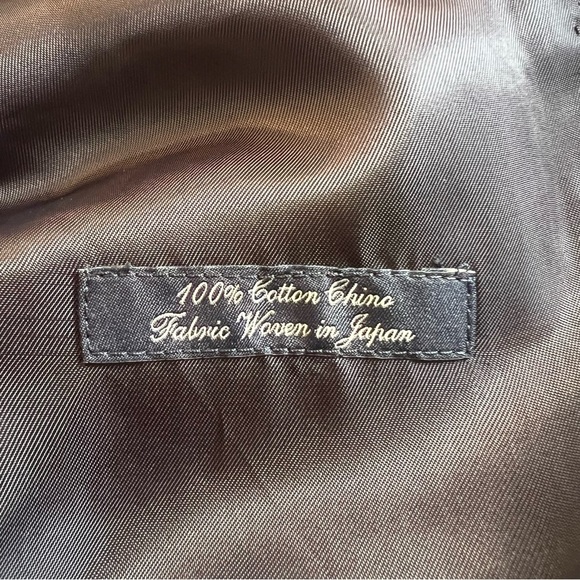 J. Crew Ludlow Slim-fit suit jacket Japanese cotton chino in Navy Blue Size 36R - Picture 13 of 15